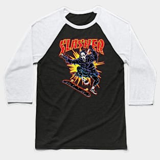 Ghostface Slasher Skating Baseball T-Shirt